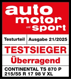 auto motor und sport Testsieger „überragend“, Ausgabe 21/2025