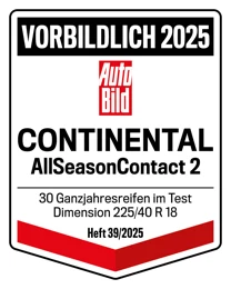 AUTO BILD vorbildlich 2025, 30 Ganzjahresreifen im Test, Heft 39/2025