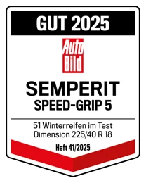 AUTO BILD „gut“ 2025, 51 Winterreifen im Test, Heft 41/2025